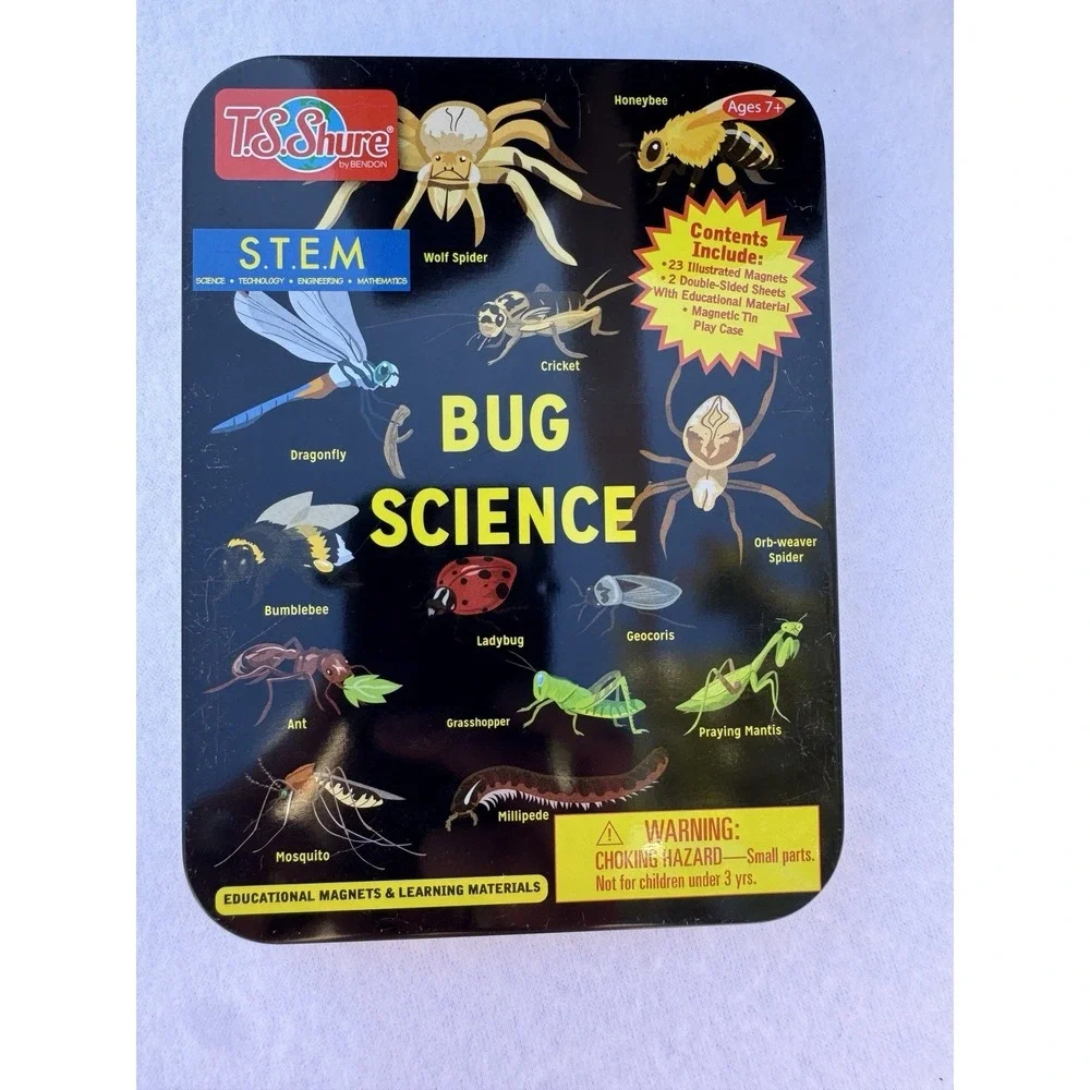 T.S. Shure STEM Magnetic Learning Activity Lot Periodic Table Dino Bug Space‎